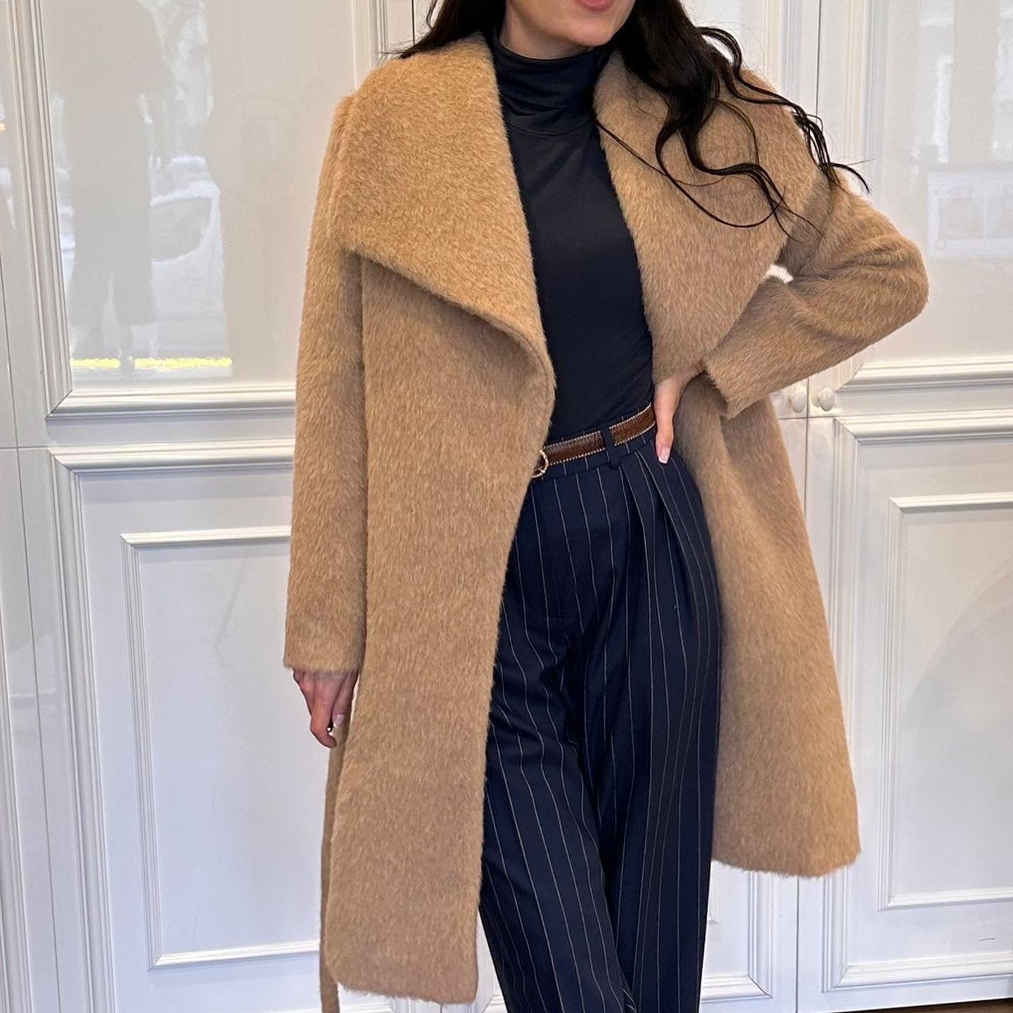 Płaszcz z alpaki Camello