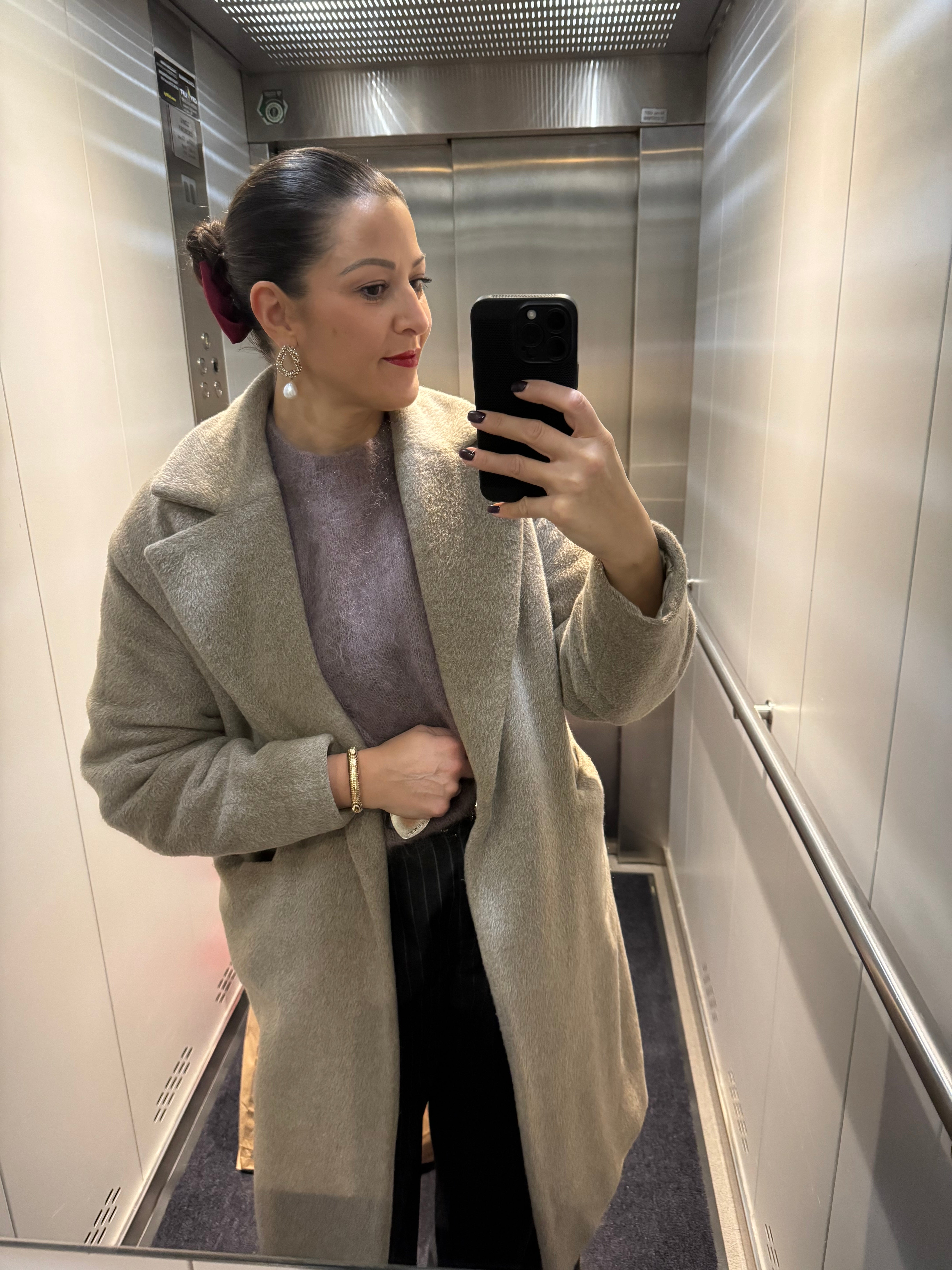 Płaszcz z alpaki Affogato