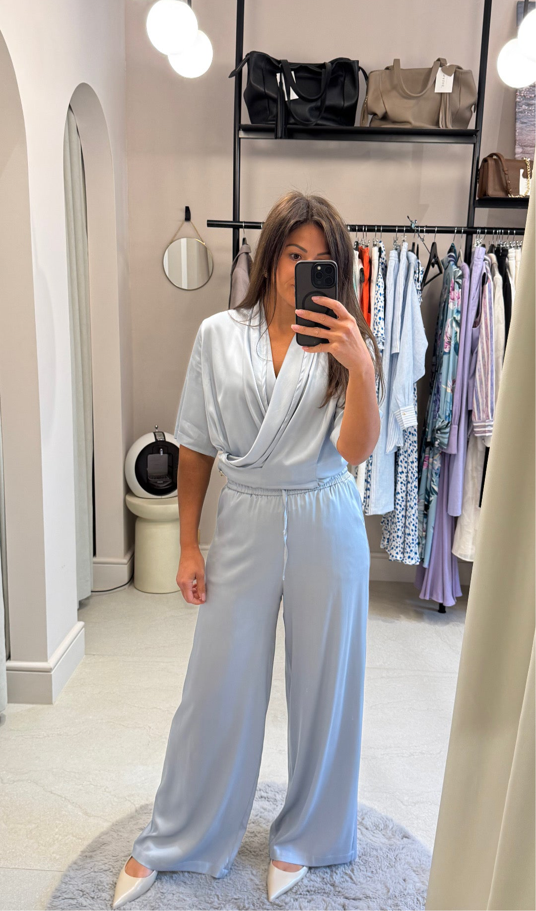 Koszula Serena Azzurro Perla