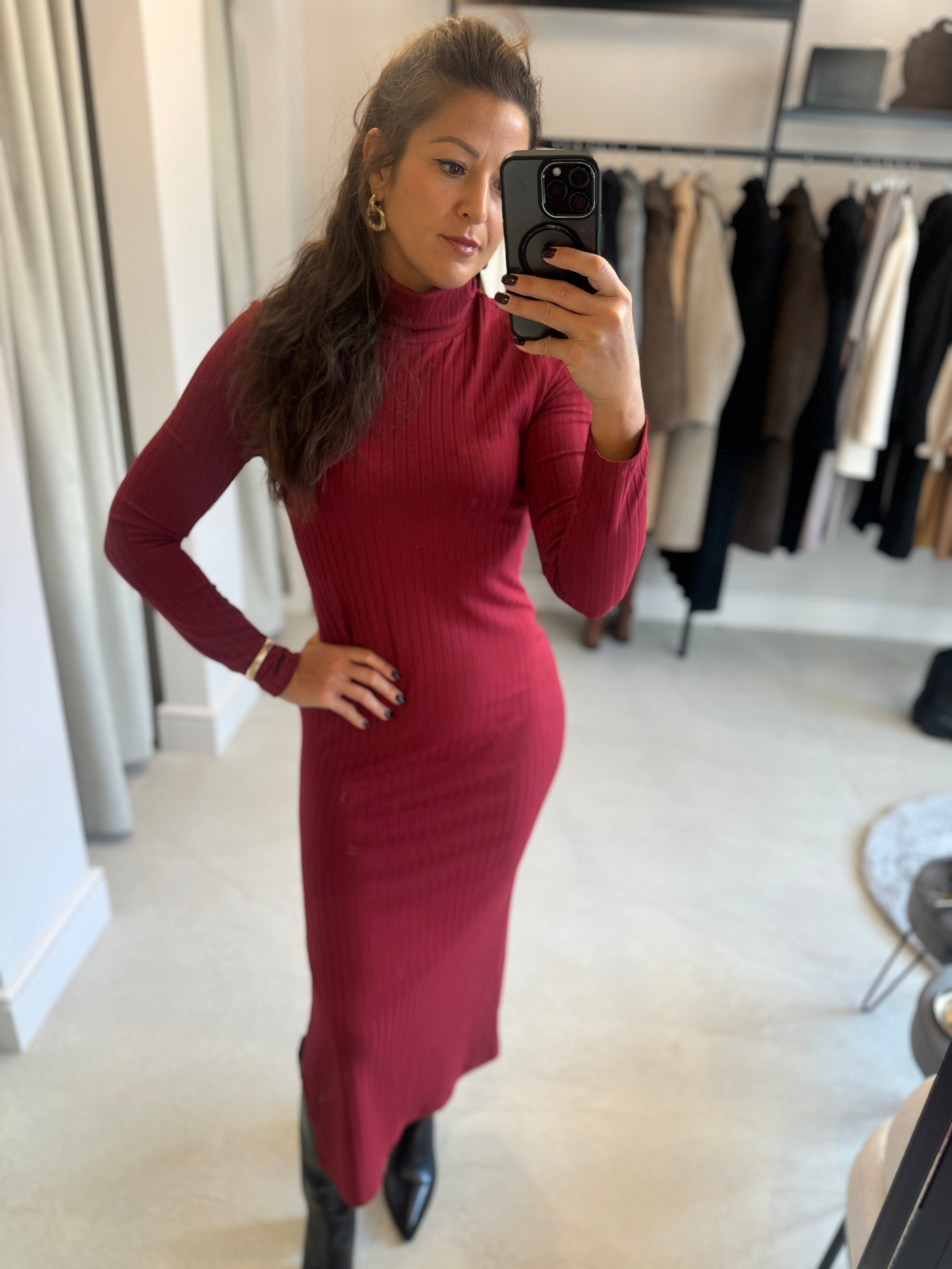 Sukienka z golfem Di Vino