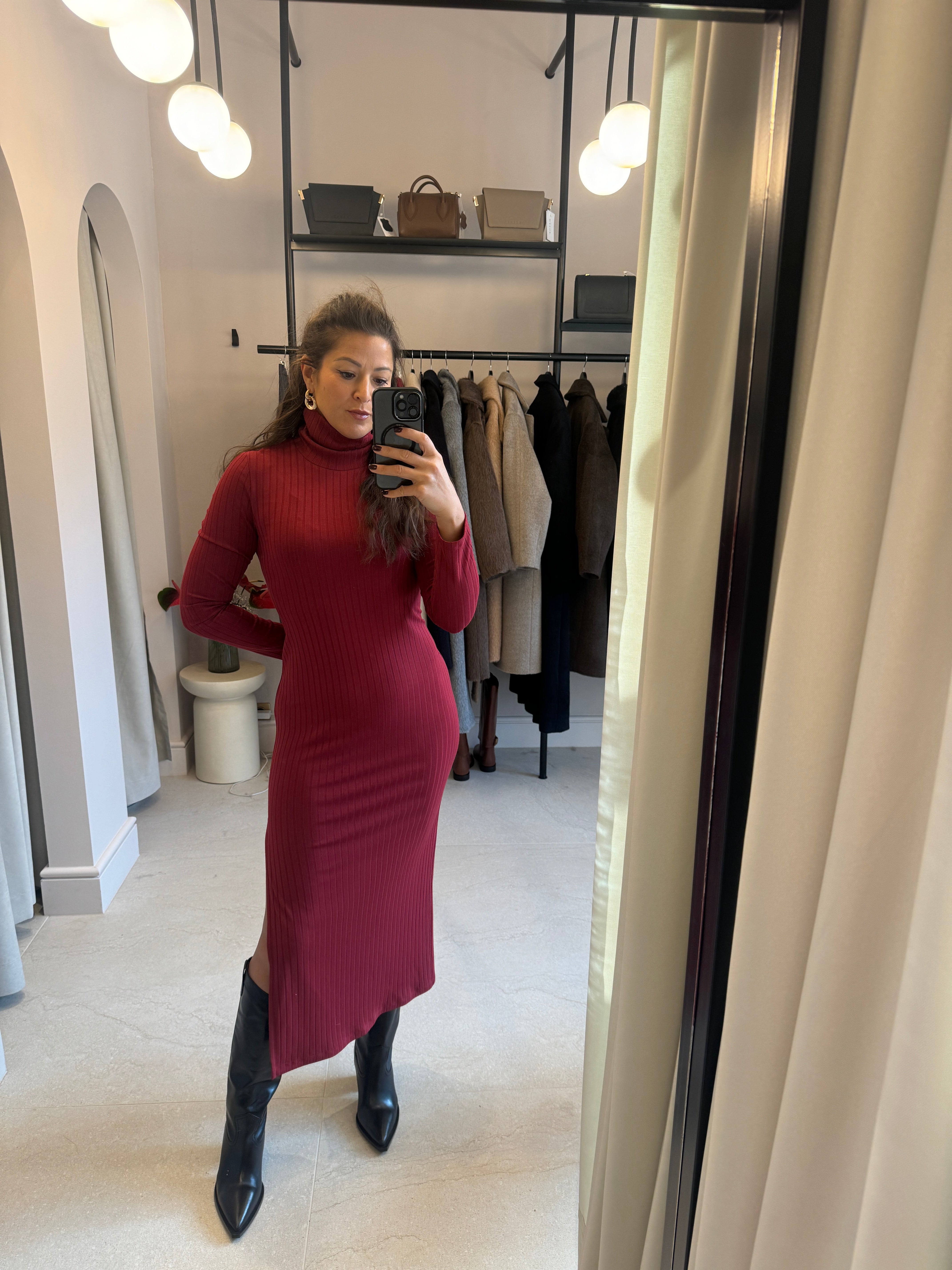 Sukienka z golfem Di Vino