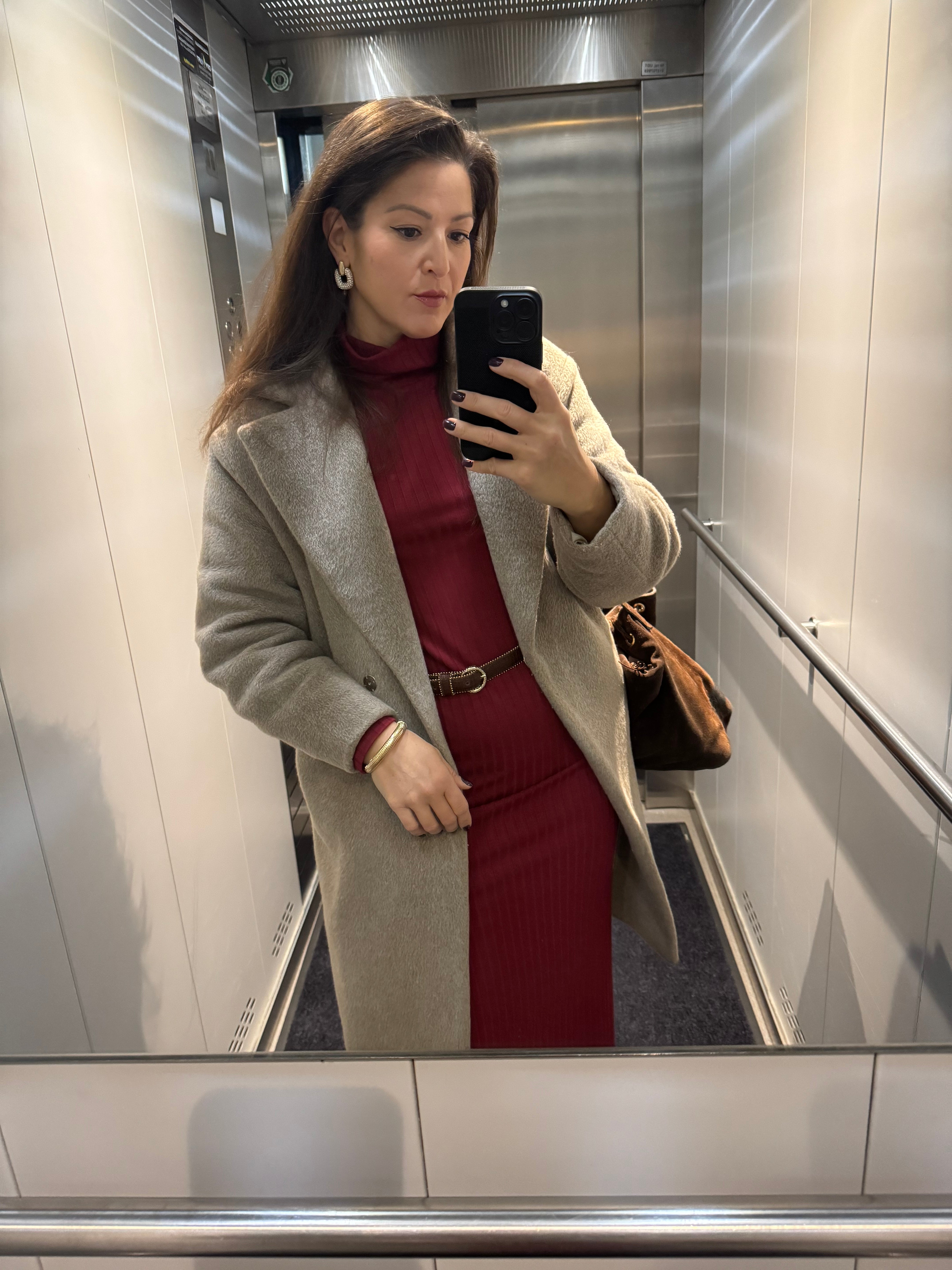 Sukienka z golfem Di Vino