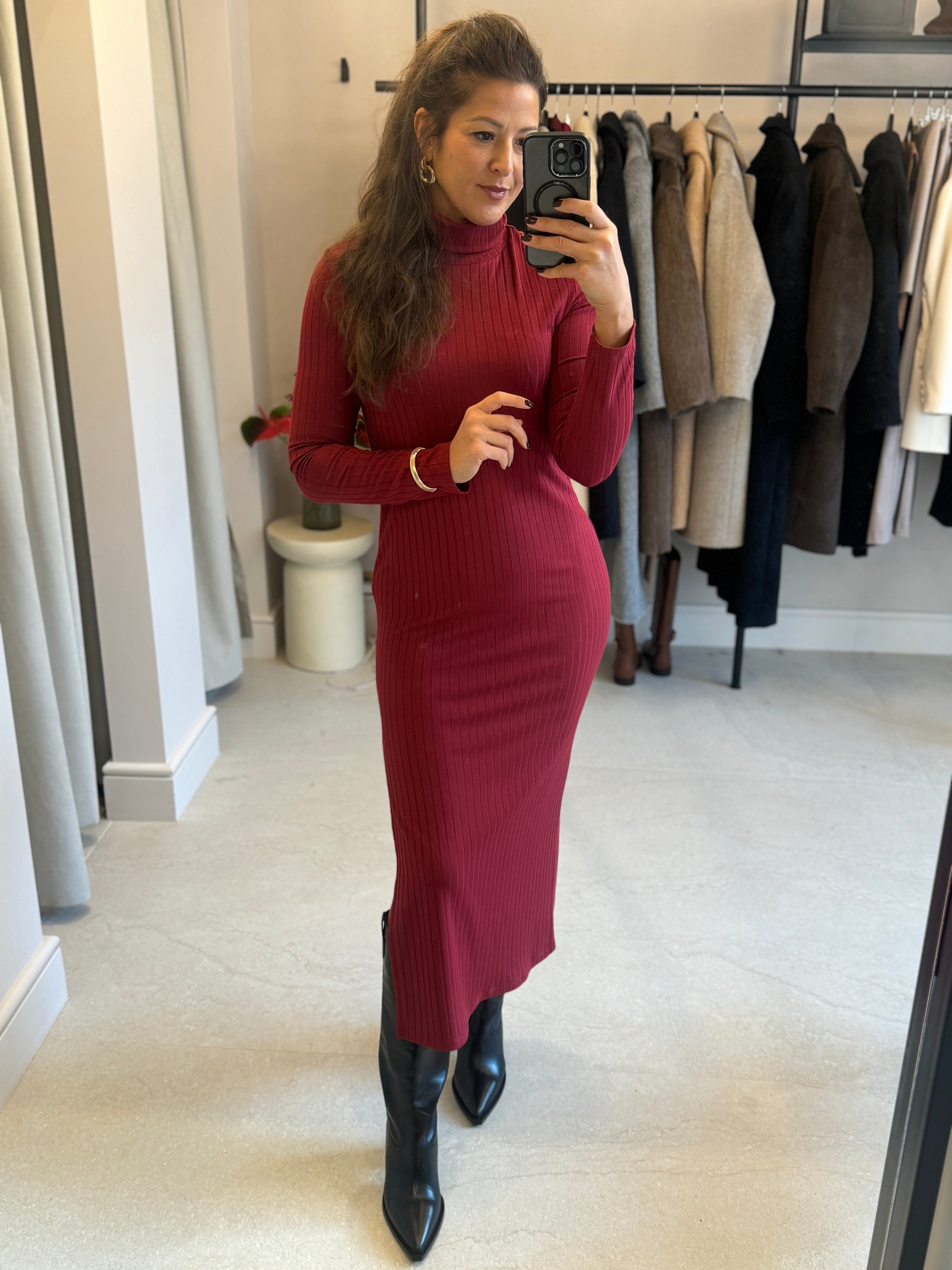 Sukienka z golfem Di Vino