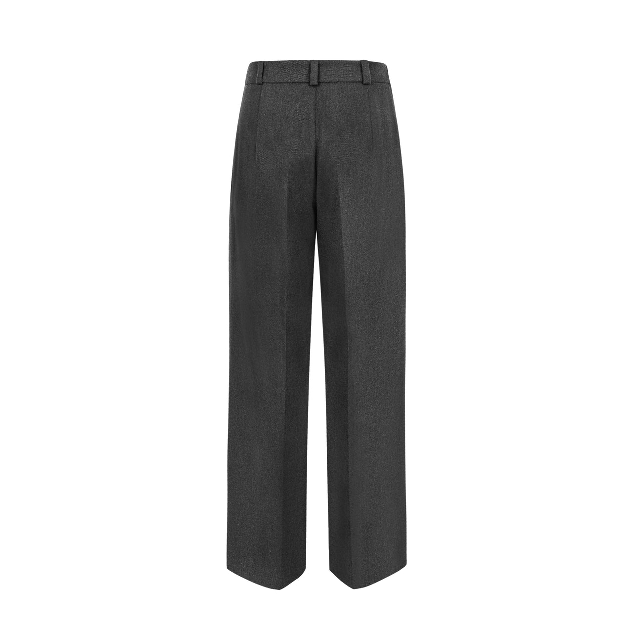 Szare spodnie o prostym kroju – ponadczasowy model idealny do stylizacji smart casual i business od Aleksandry Markowskiej.
