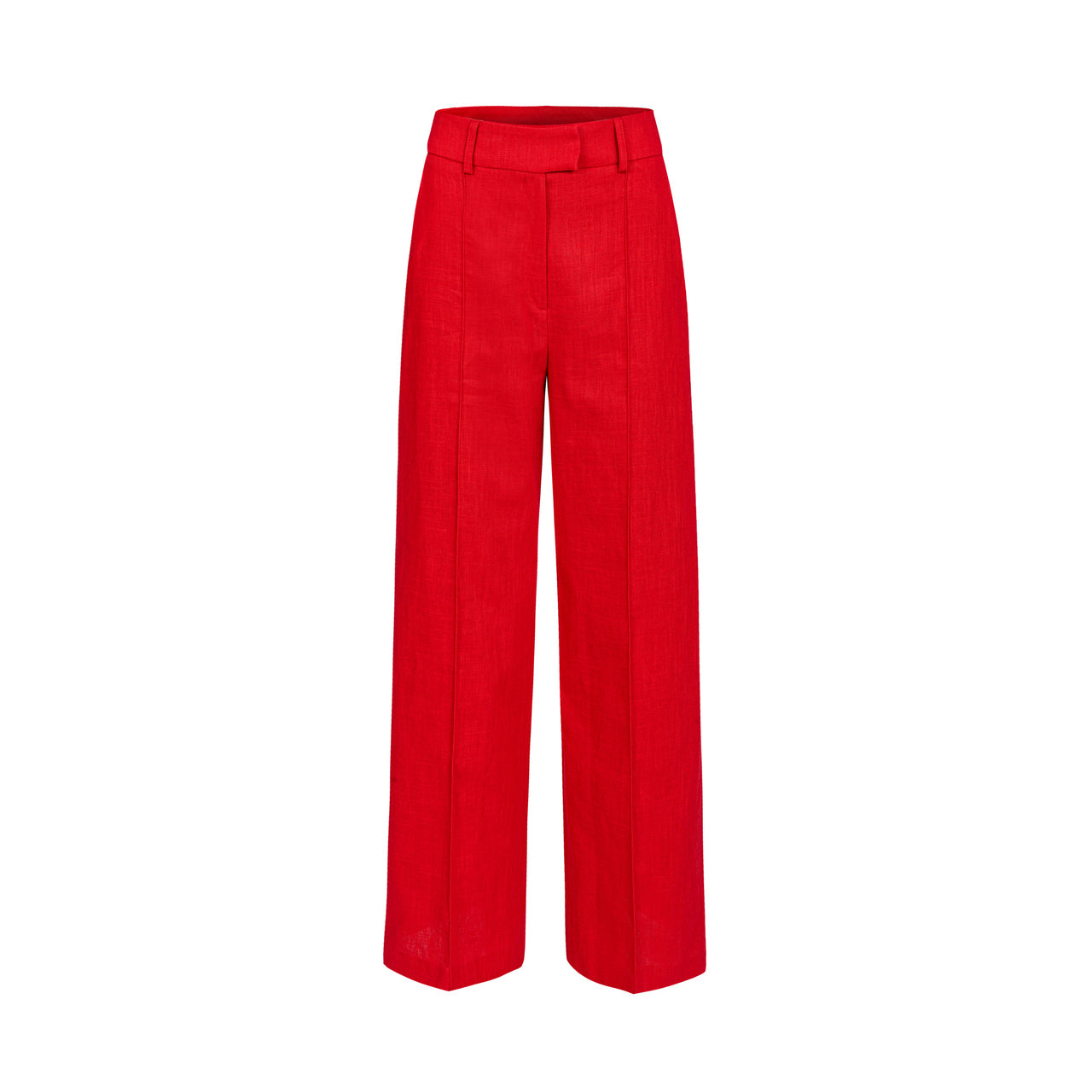 Lniane spodnie Palermo Rosso