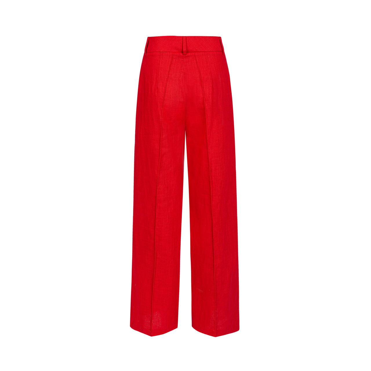 Lniane spodnie Palermo Rosso
