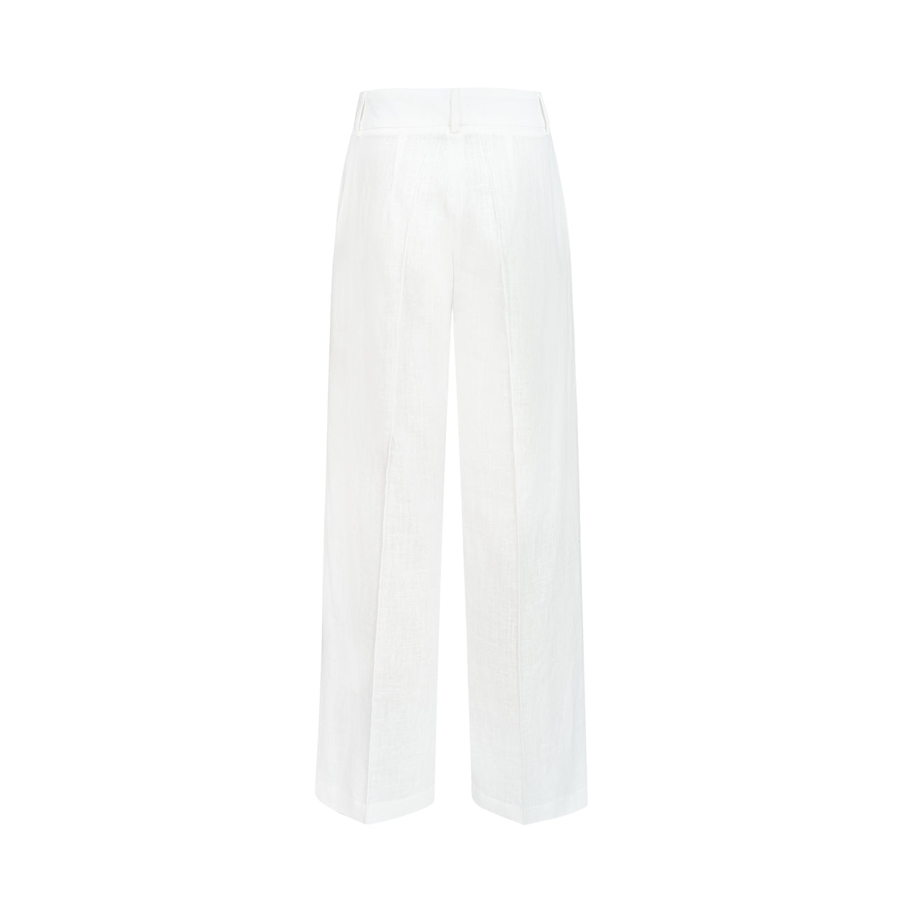 Lniane Spodnie Palermo Bianco