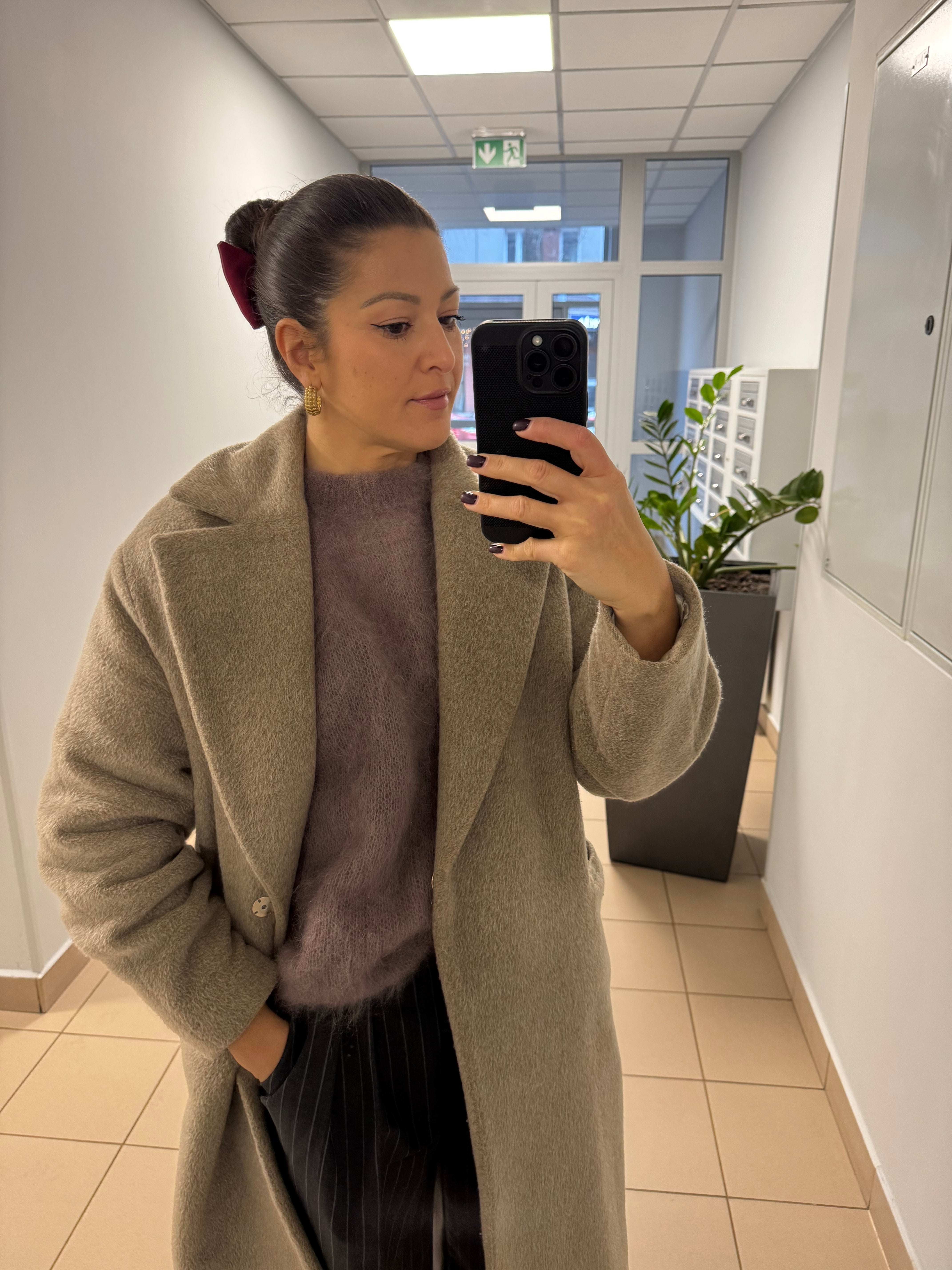 Płaszcz z alpaki Affogato