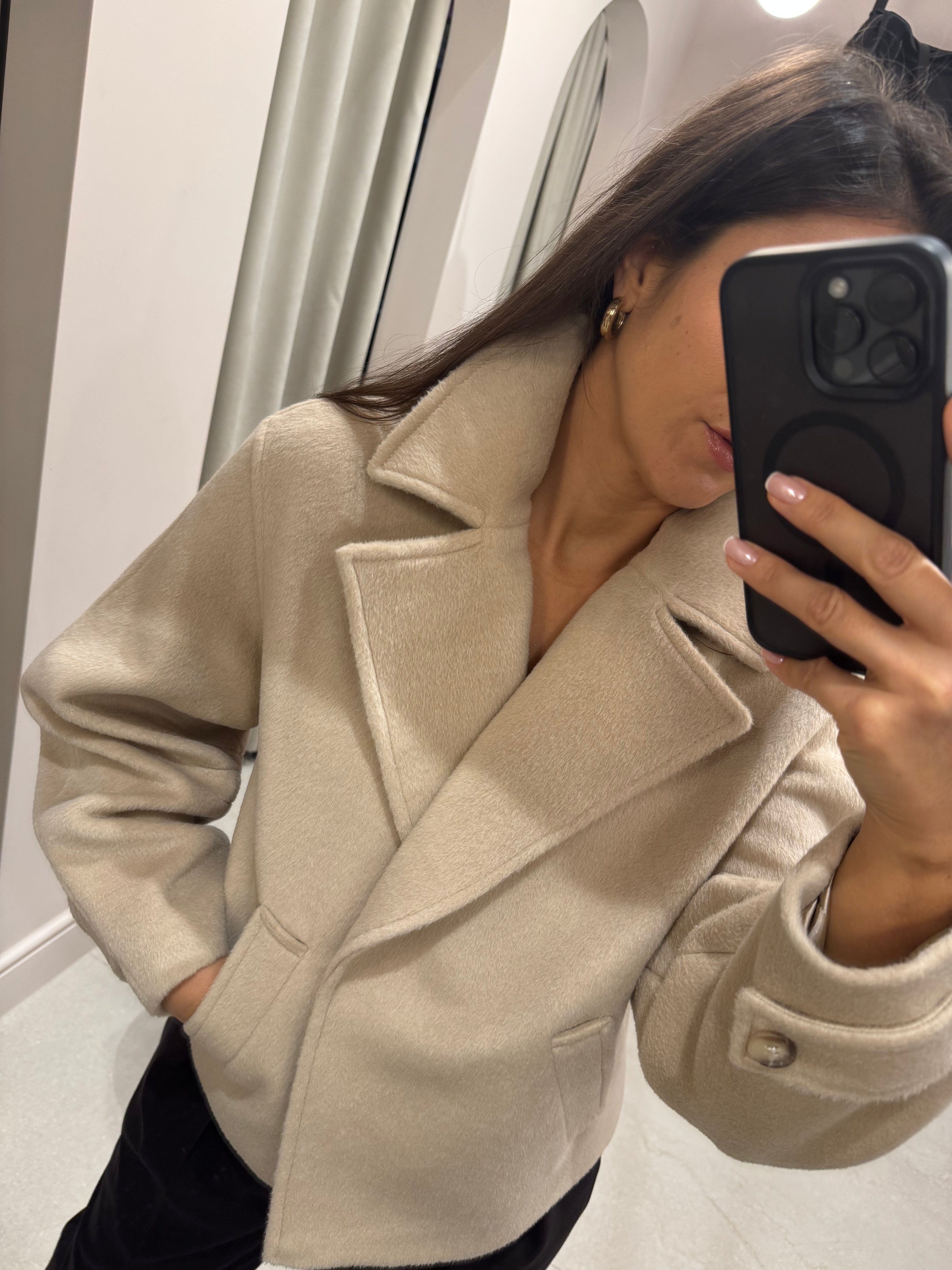 Krótka kurtka Maggiore Crema