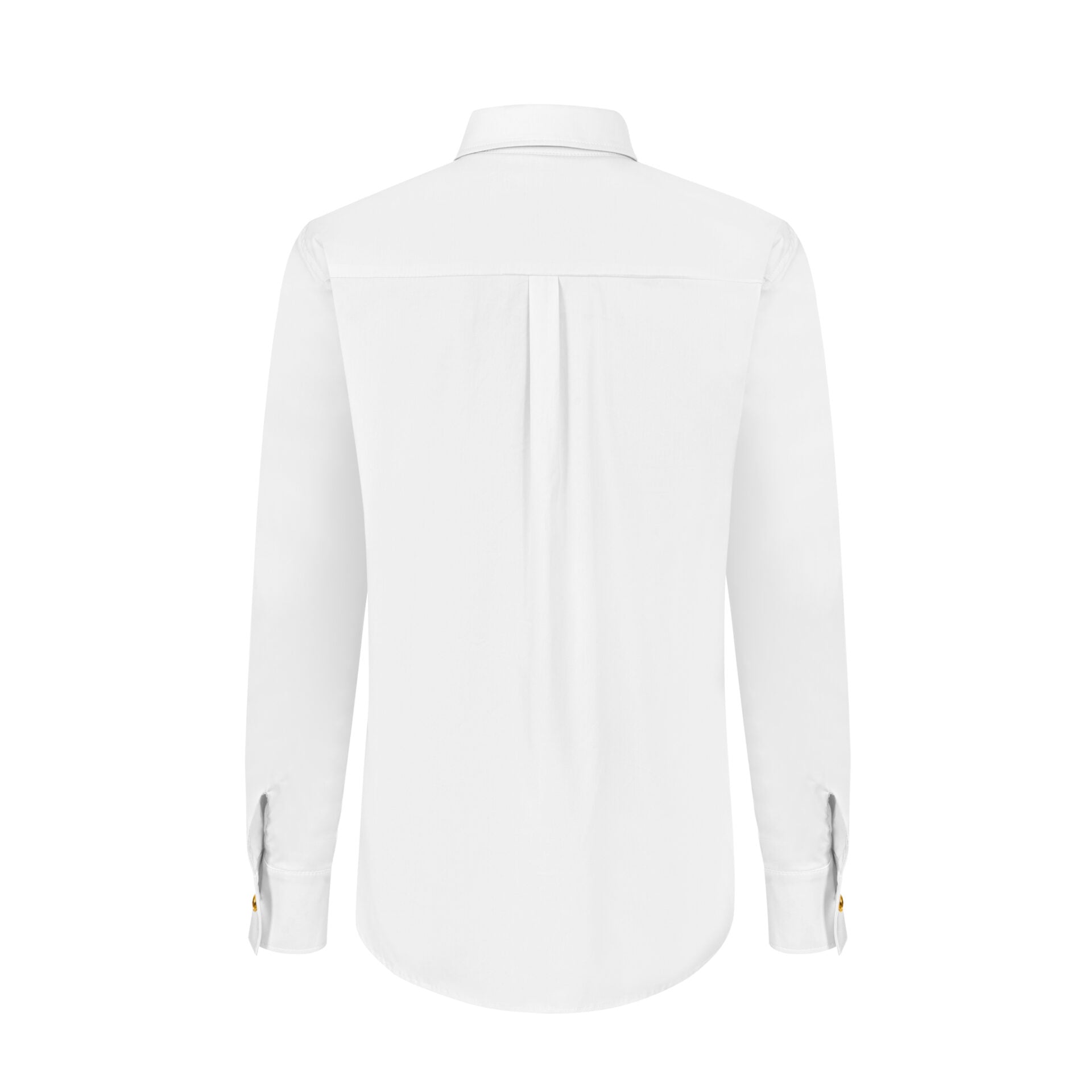 Biała koszula Aleksandry Markowskiej – prosta forma i klasyczny krój, idealny do biura i na spotkania.