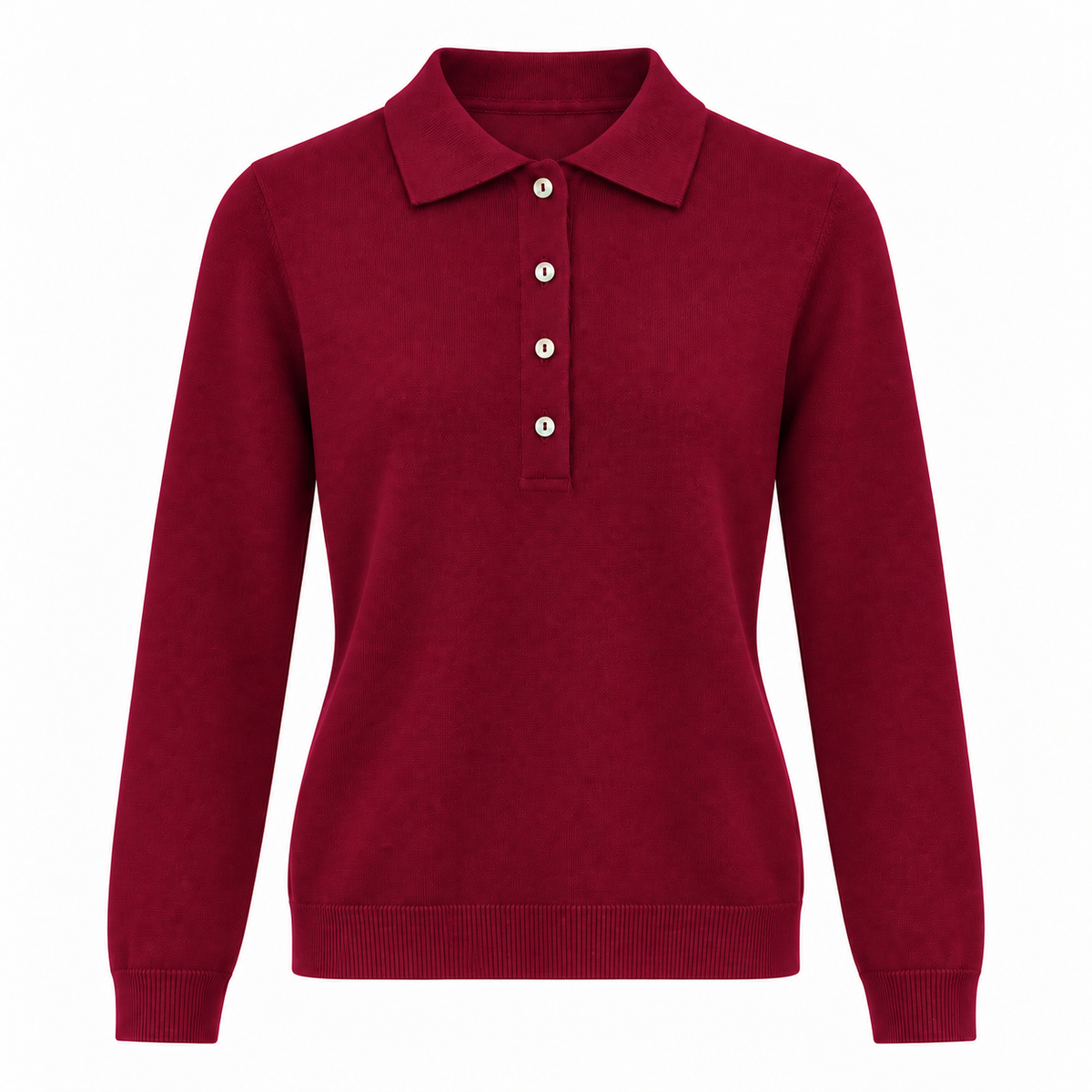 Polo Merino Marsala