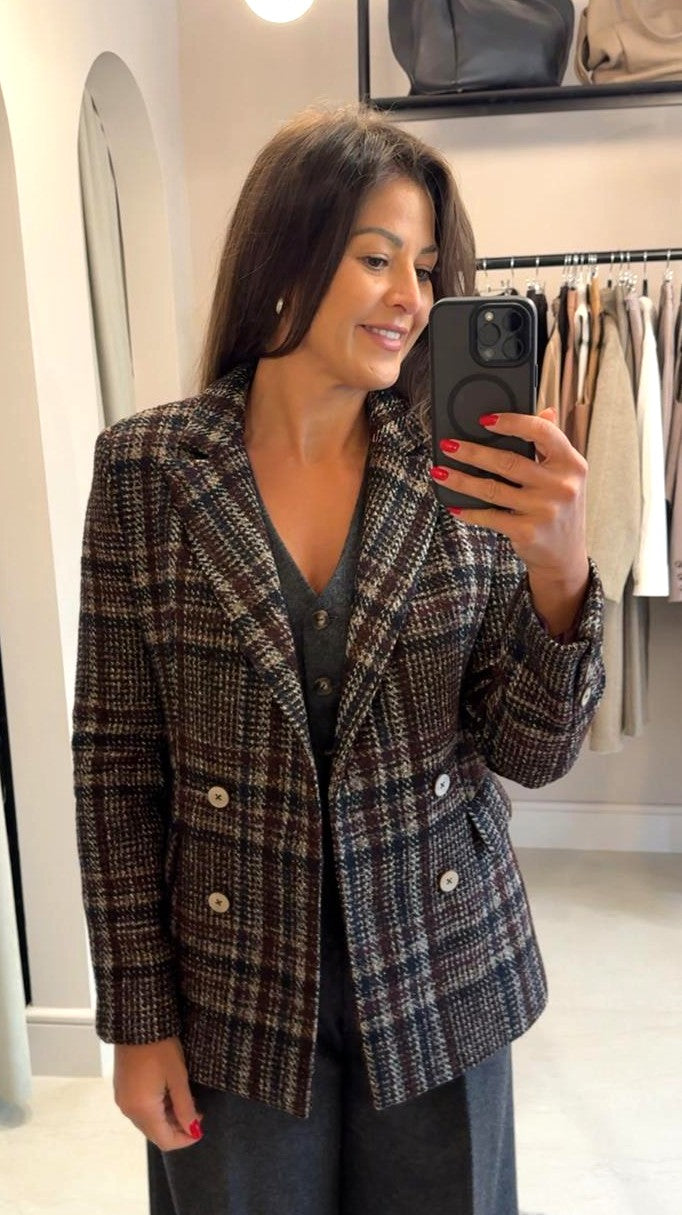 Wełniana marynarka Cavallino