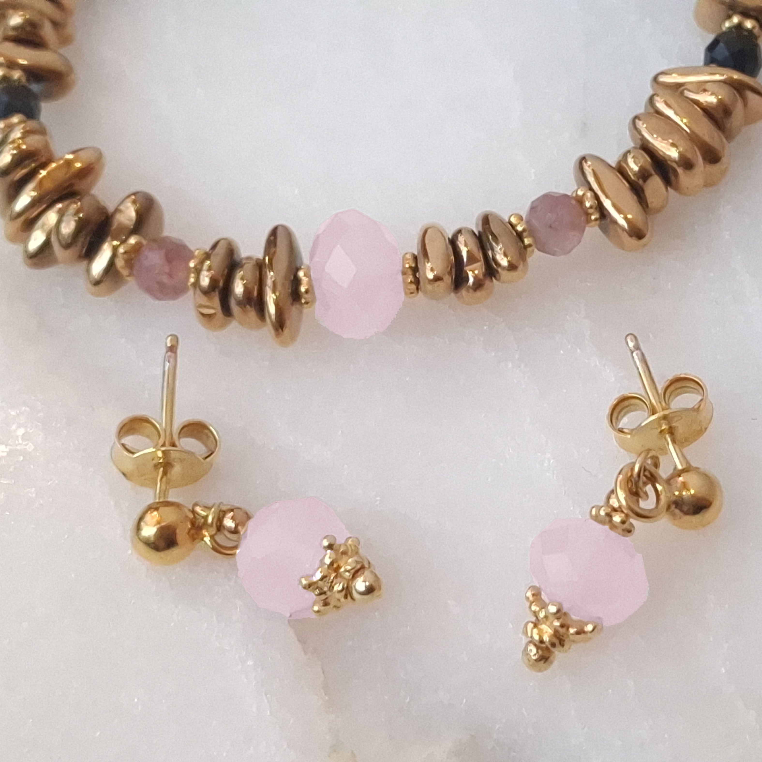 Kolczyki Sassolino Rosa