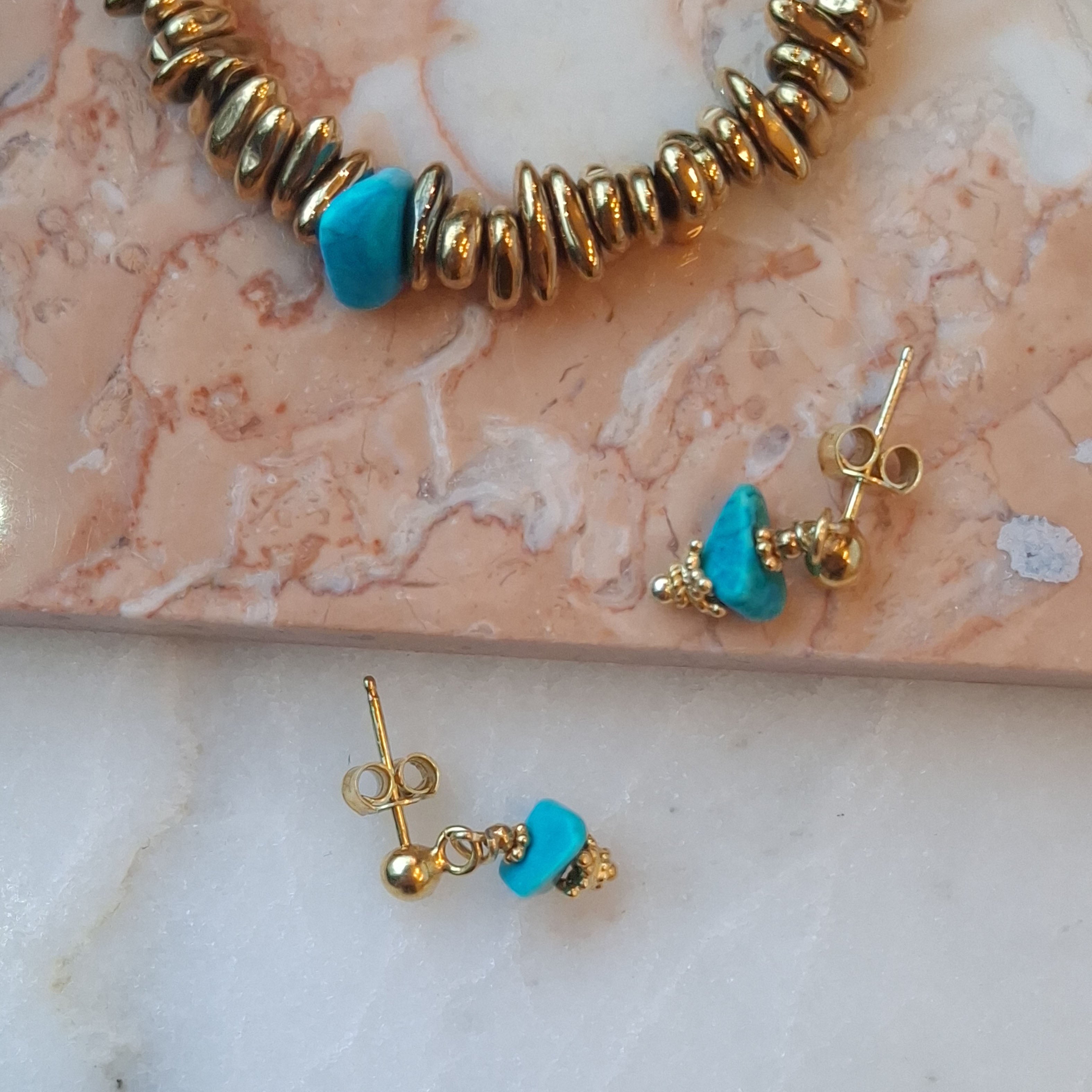 Kolczyki Sassolino Turchese