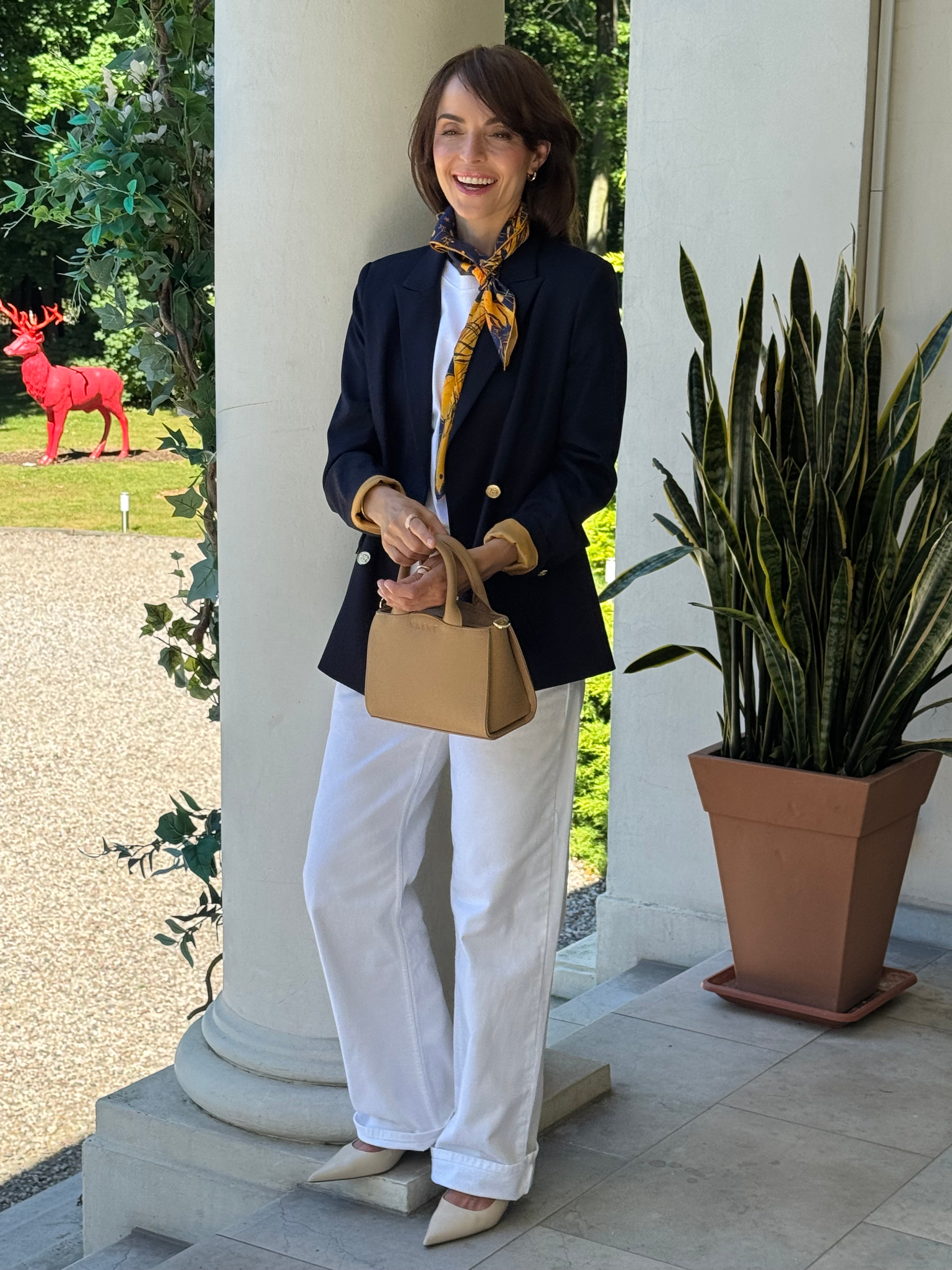 Klasyczna Marynarka Dwurzędowa Blu Marina