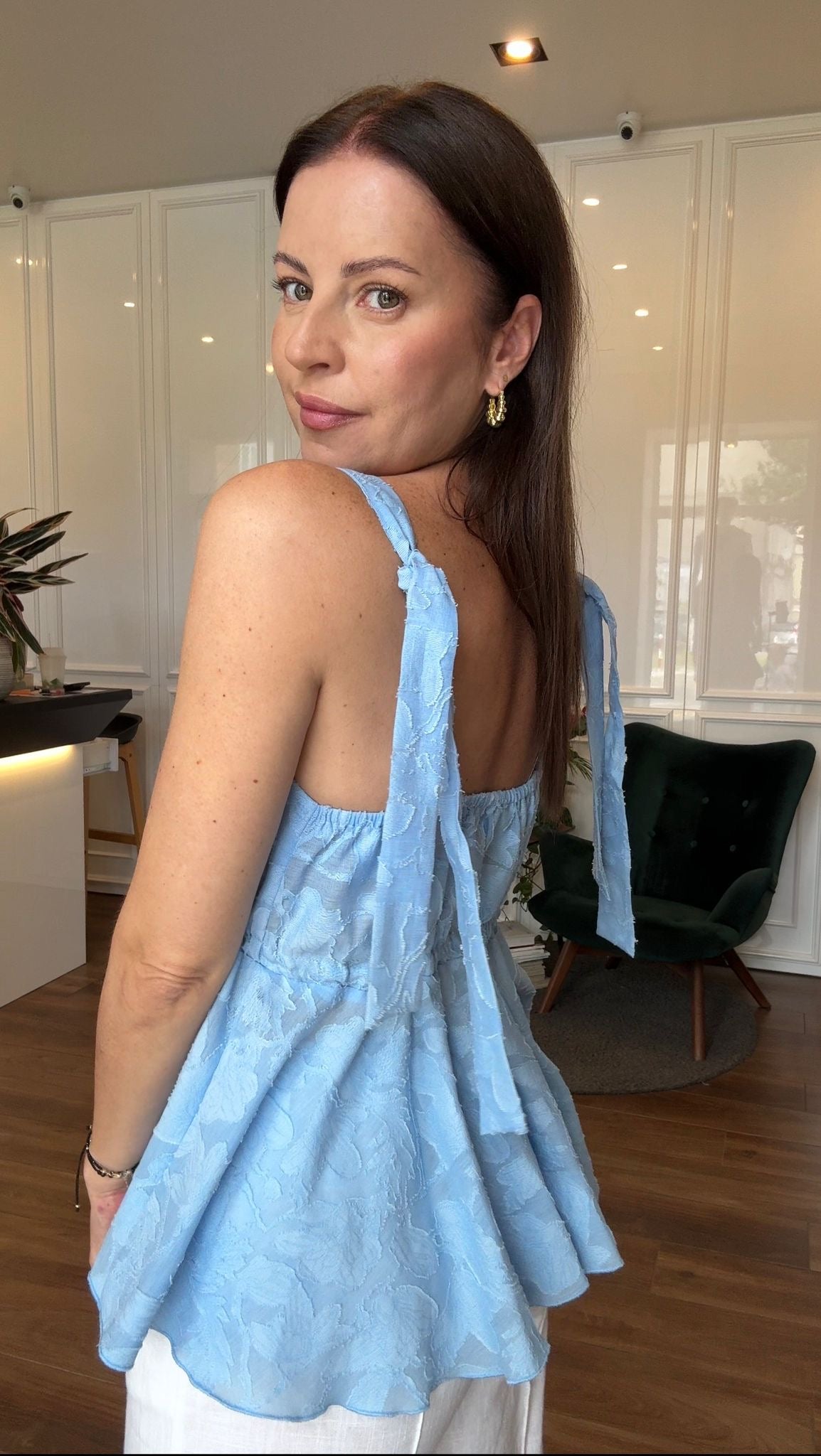 Top Flora Blu