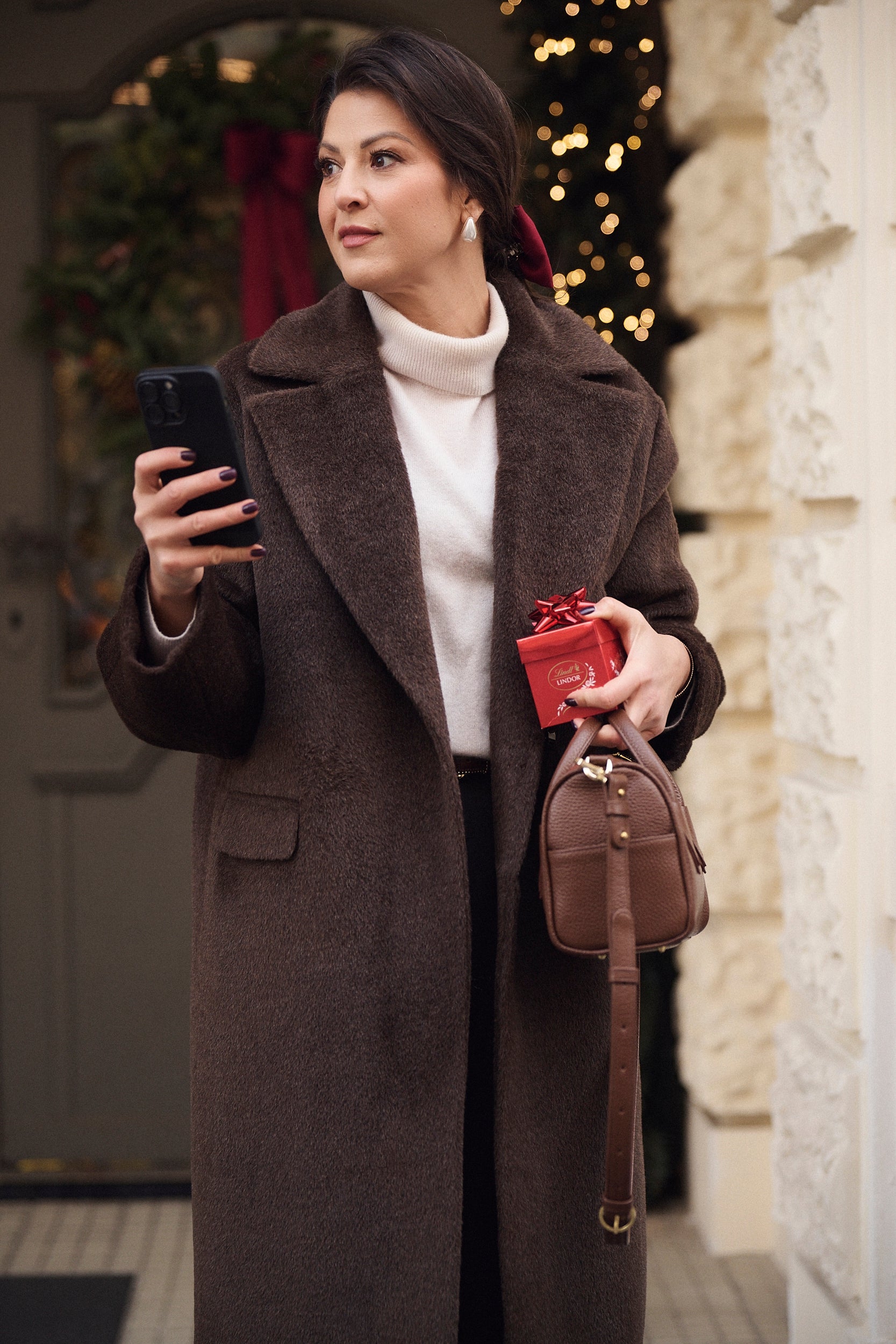 Płaszcz z alpaki Marrone