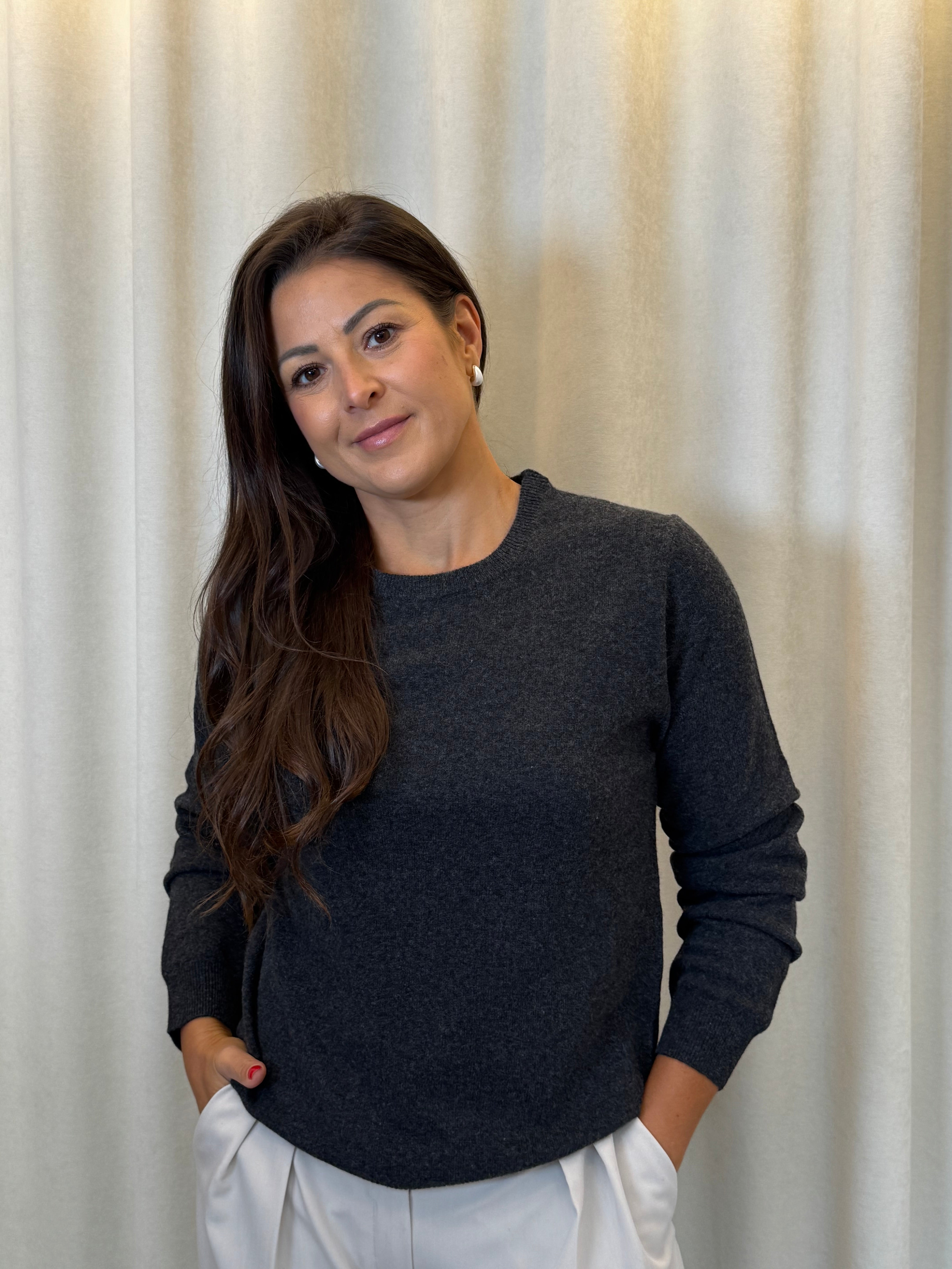 sweter z kaszmiru Veneto Grigio