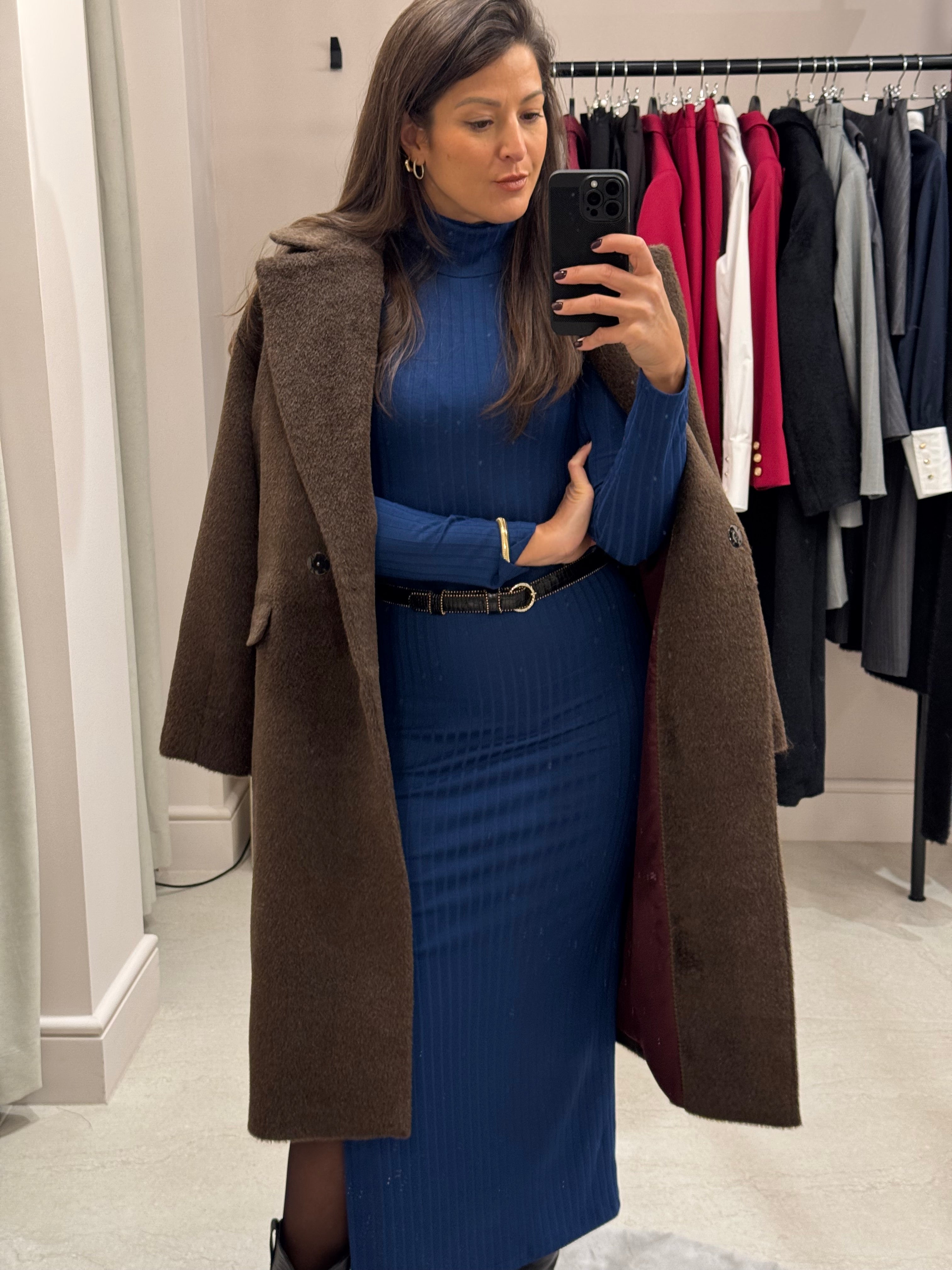 Płaszcz z alpaki Marrone