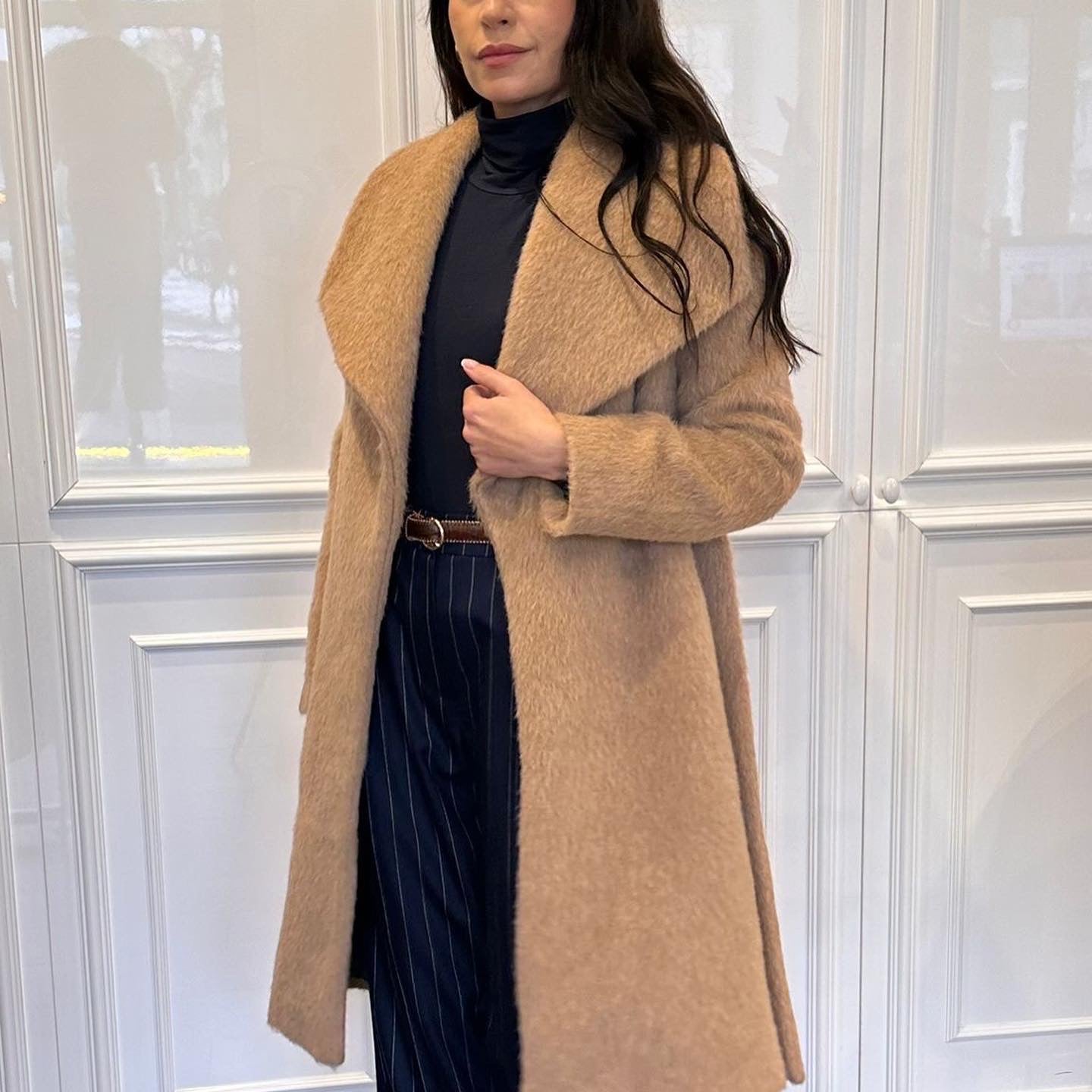 Płaszcz z alpaki Camello