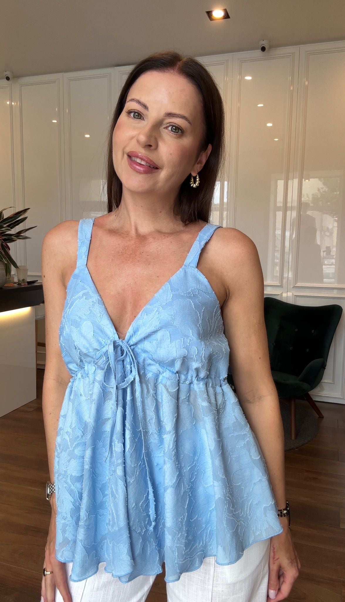 Top Flora Blu