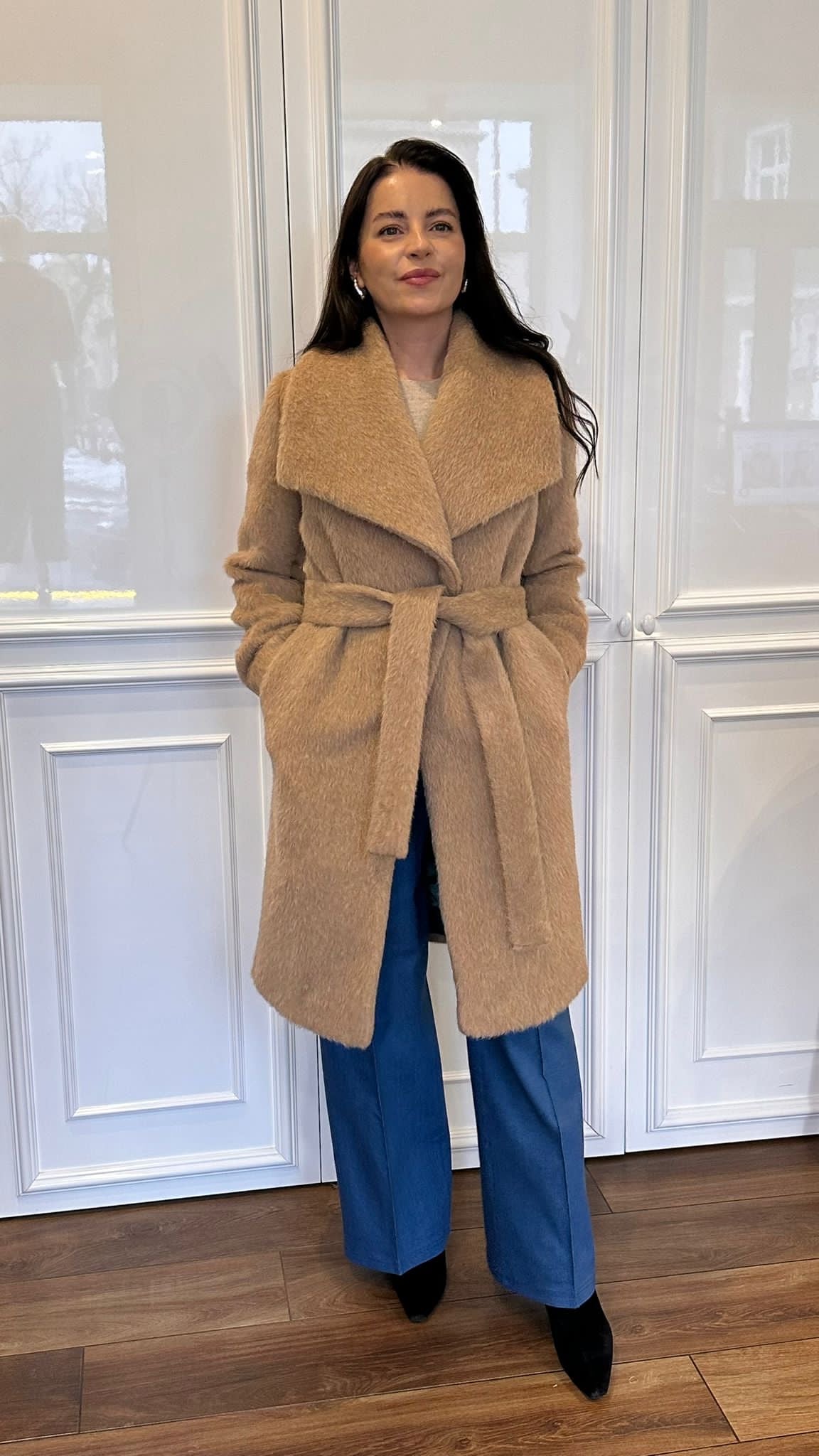 Płaszcz z alpaki Camello