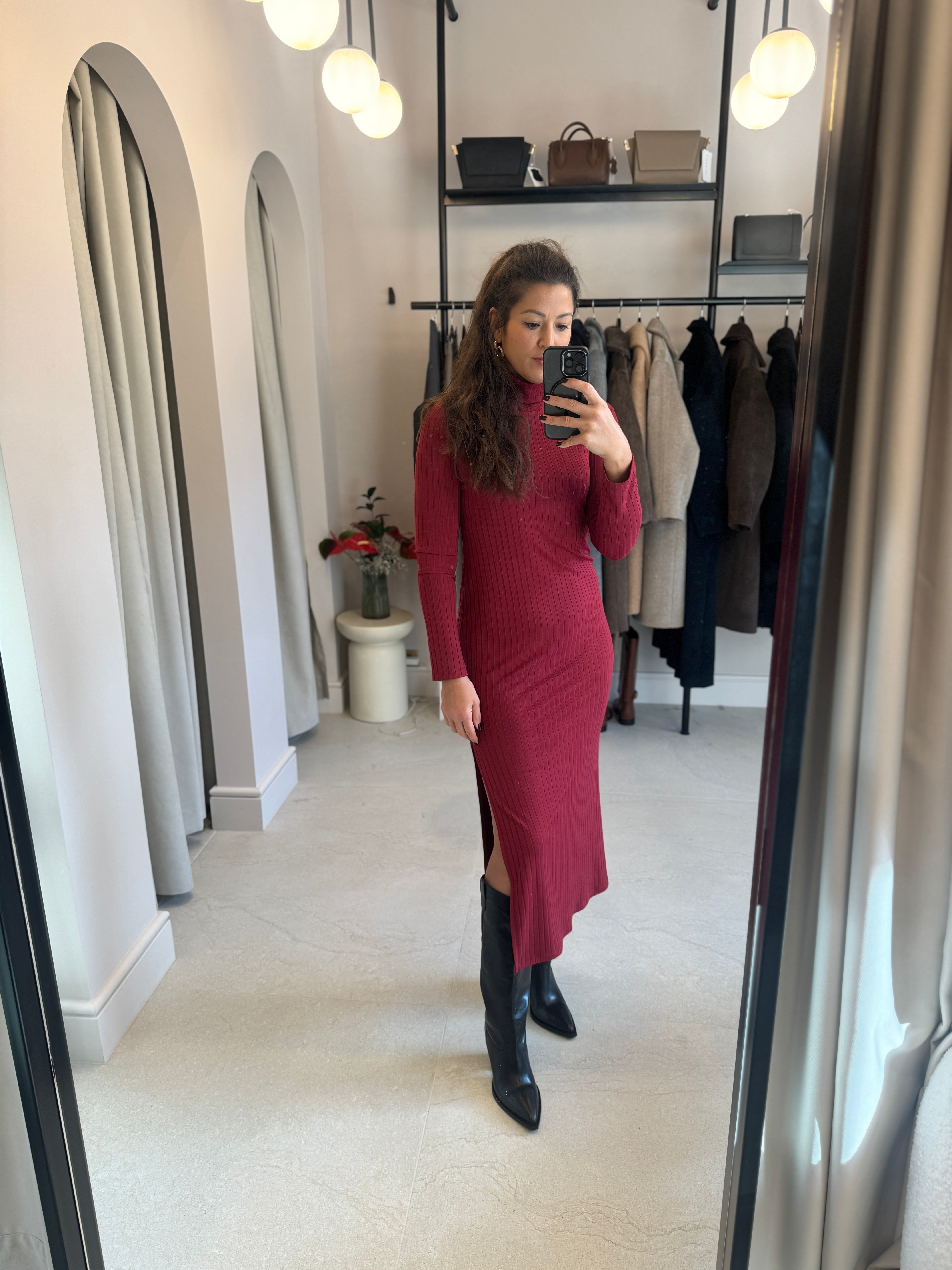 Sukienka z golfem Di Vino