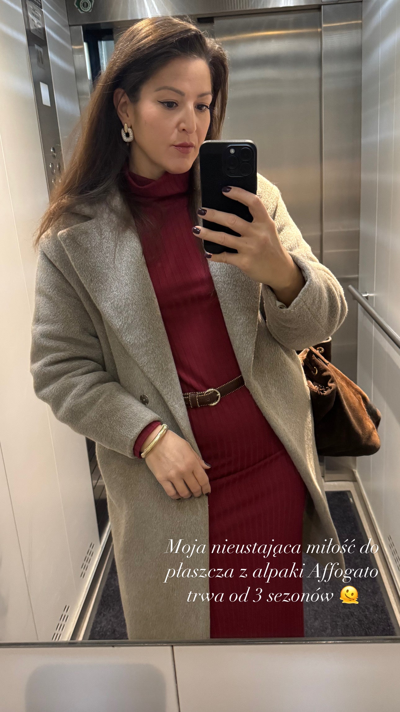 Sukienka z golfem Di Vino