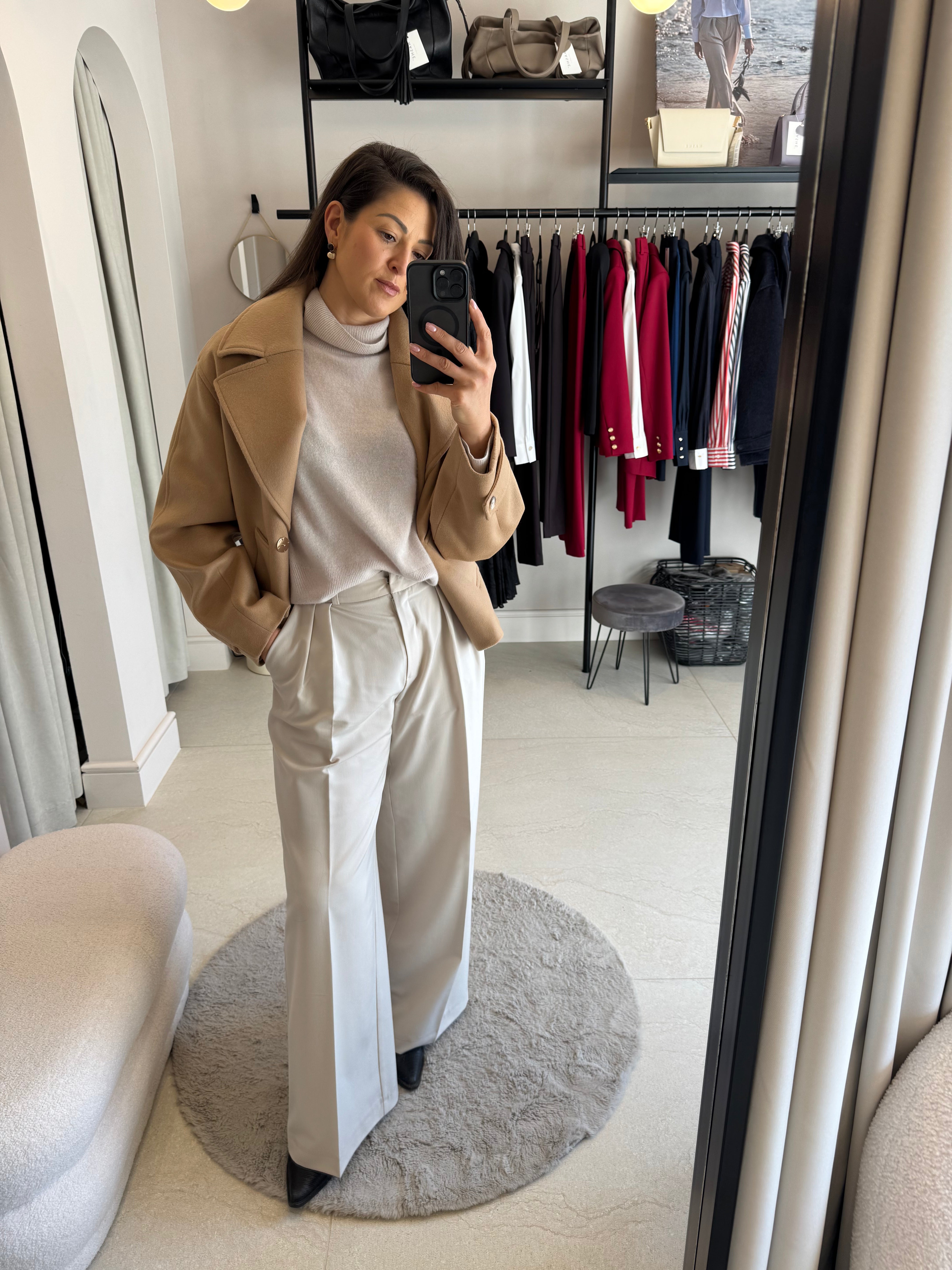 Krótka kurtka Maggiore Camello