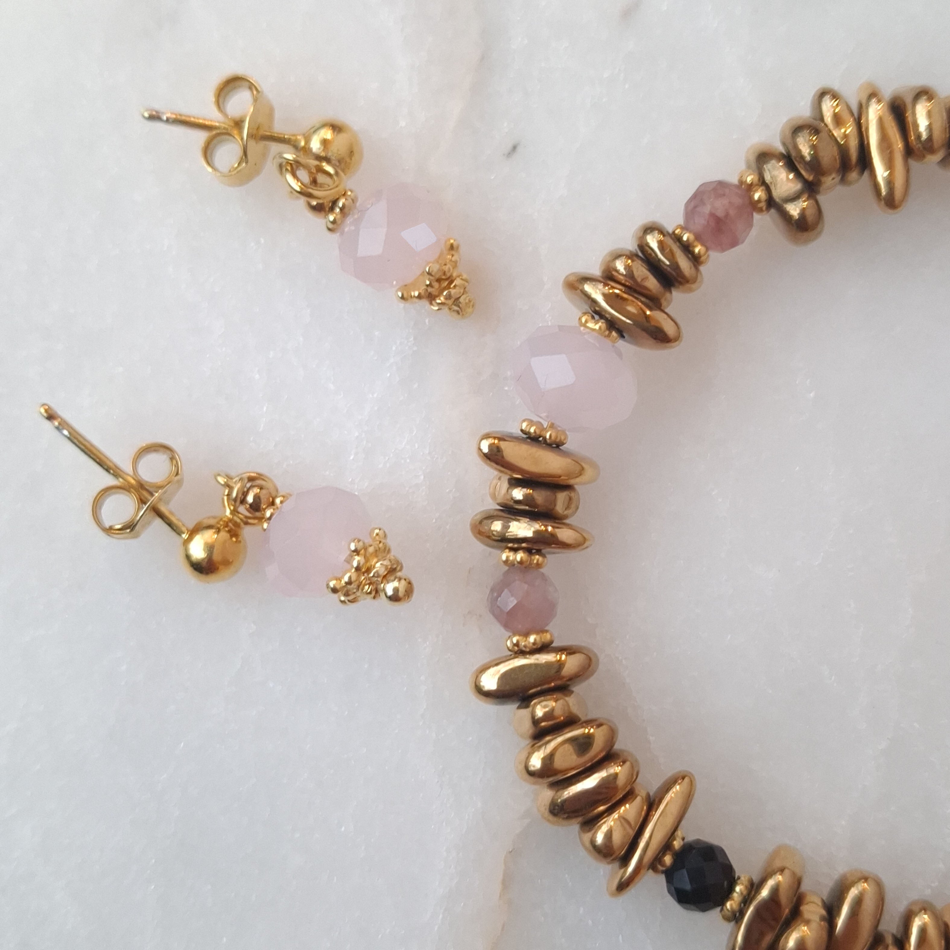 Kolczyki Sassolino Rosa